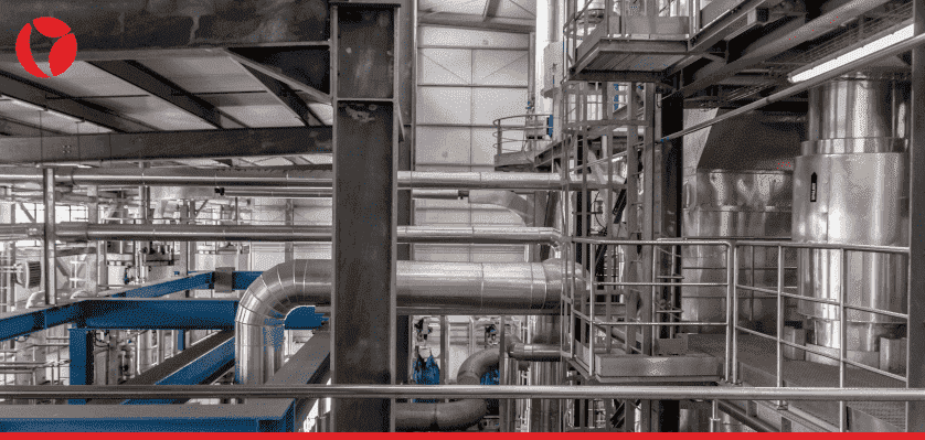Layout de tuberías en plantas industriales